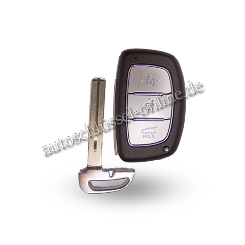 Auto Klapp Schlüsselgehäuse 3 Tasten für Hyundai Creta Elantra H-1