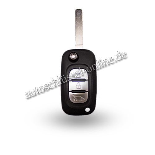 Autoschlüsselgehäuse geeignet für Smart 3 Tasten mit VA2 (Aftermarket  Produkt), Schlüsselzubehör, Fortwo, Smart