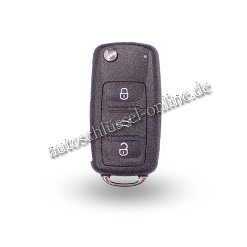 Klappschlüssel 3 Tasten für Seat - 434 Mhz - Altea - Ibiza - Leon - Mii -  After Market Produkt